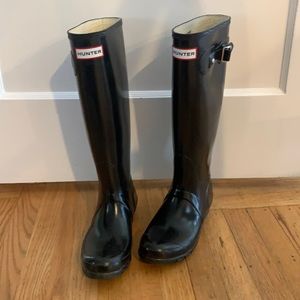 Hunter original gloss tall boot